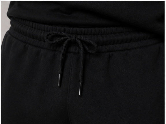OQOVO Relaxed Pant — drawcord waistband detail