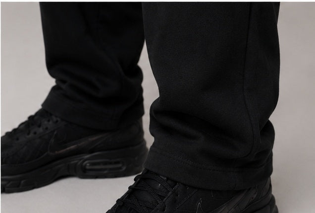 OQOVO Relaxed Pant — leg hem detail